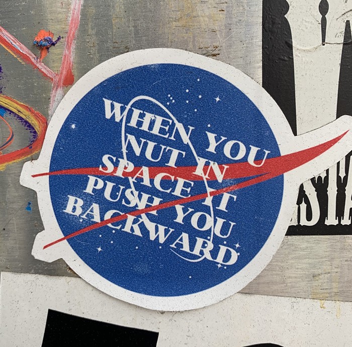Seattle Sticker Patrol: Nutting In Space